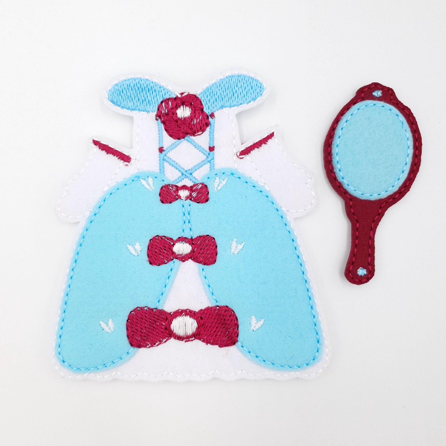 Cinderella-Inspired Ball Gown and Magic Mirror ITH Embroidery Design