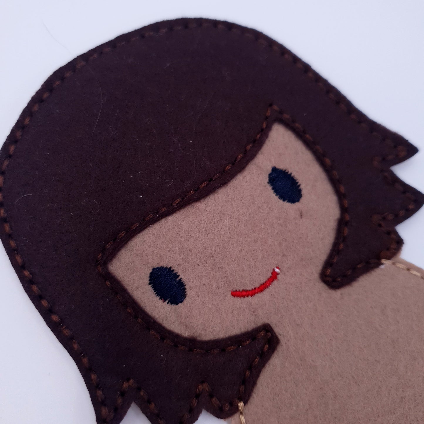 Blank Felt Doll Base ITH Machine Embroidery Design 5x7 Hoop