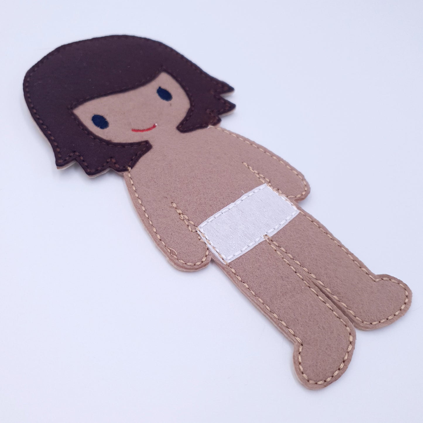 Blank Felt Doll Base ITH Machine Embroidery Design 5x7 Hoop