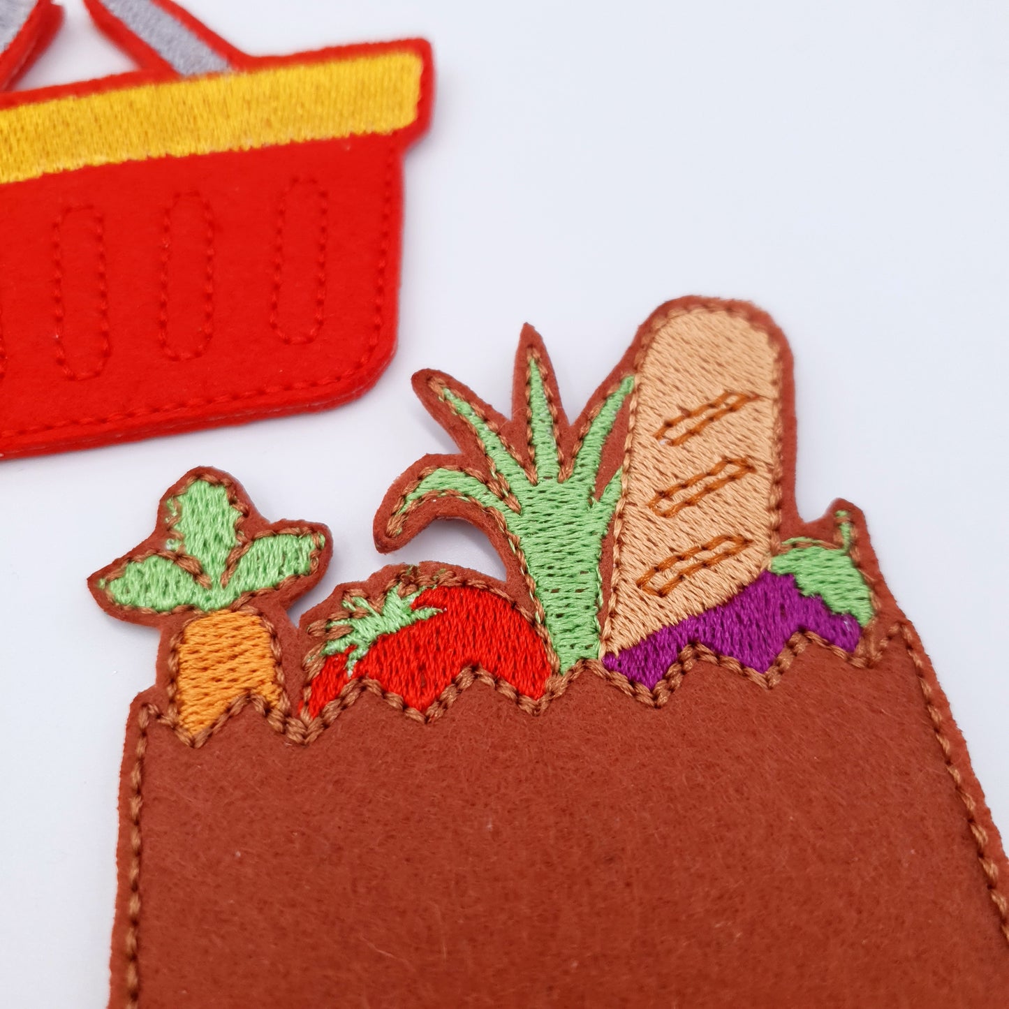 Supermarket Shopping Accessories Applique Machine Embroidery Designs