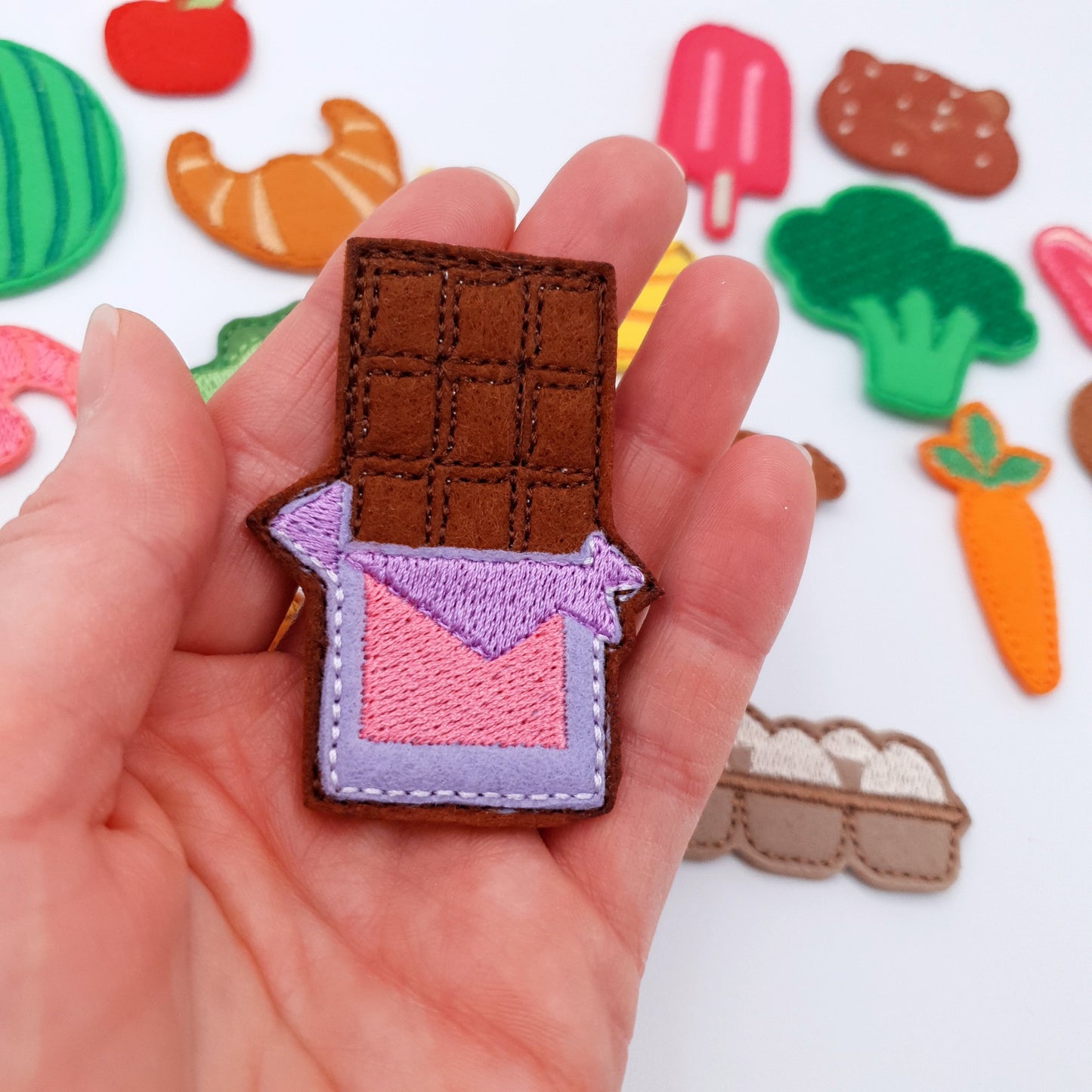 Kid Friendly Grocery Food Applique Machine Embroidery Designs