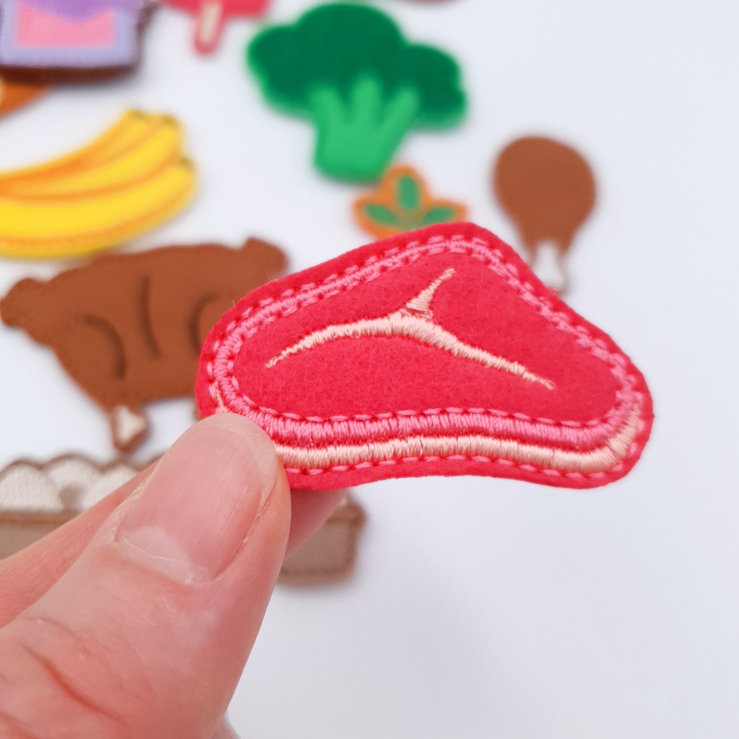 Kid Friendly Grocery Food Applique Machine Embroidery Designs
