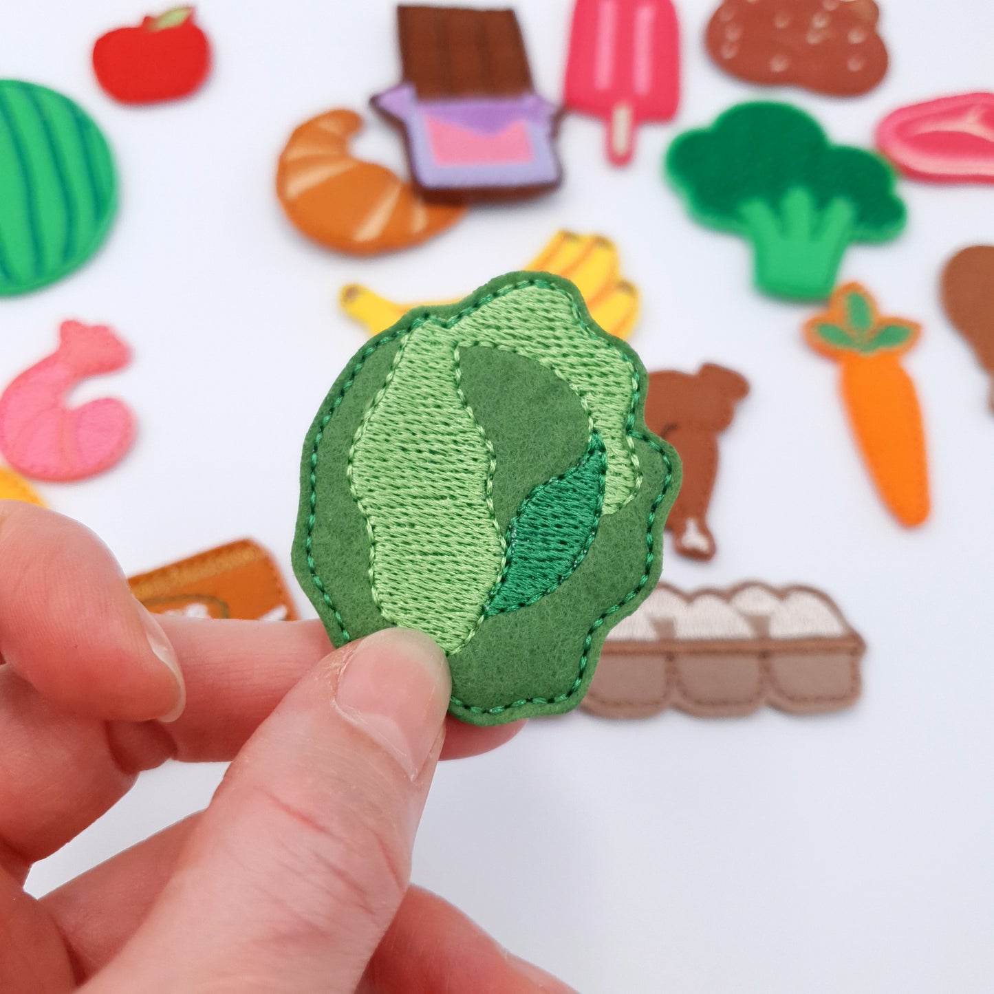 Kid Friendly Grocery Food Applique Machine Embroidery Designs