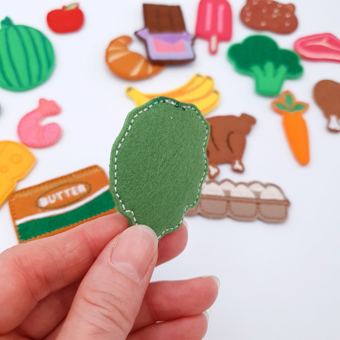 Kid Friendly Grocery Food Applique Machine Embroidery Designs