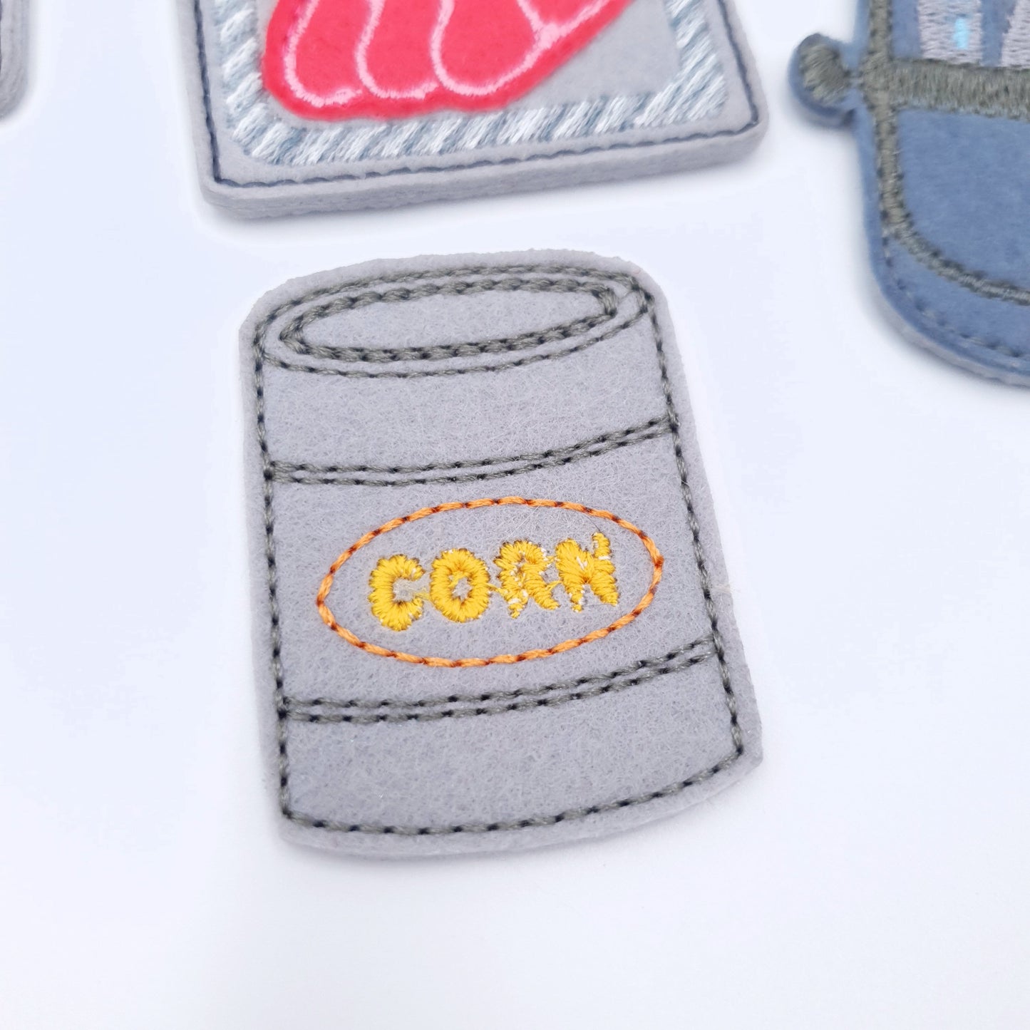 Canned Goods Play Food ITH Machine Embroidery Applique Set
