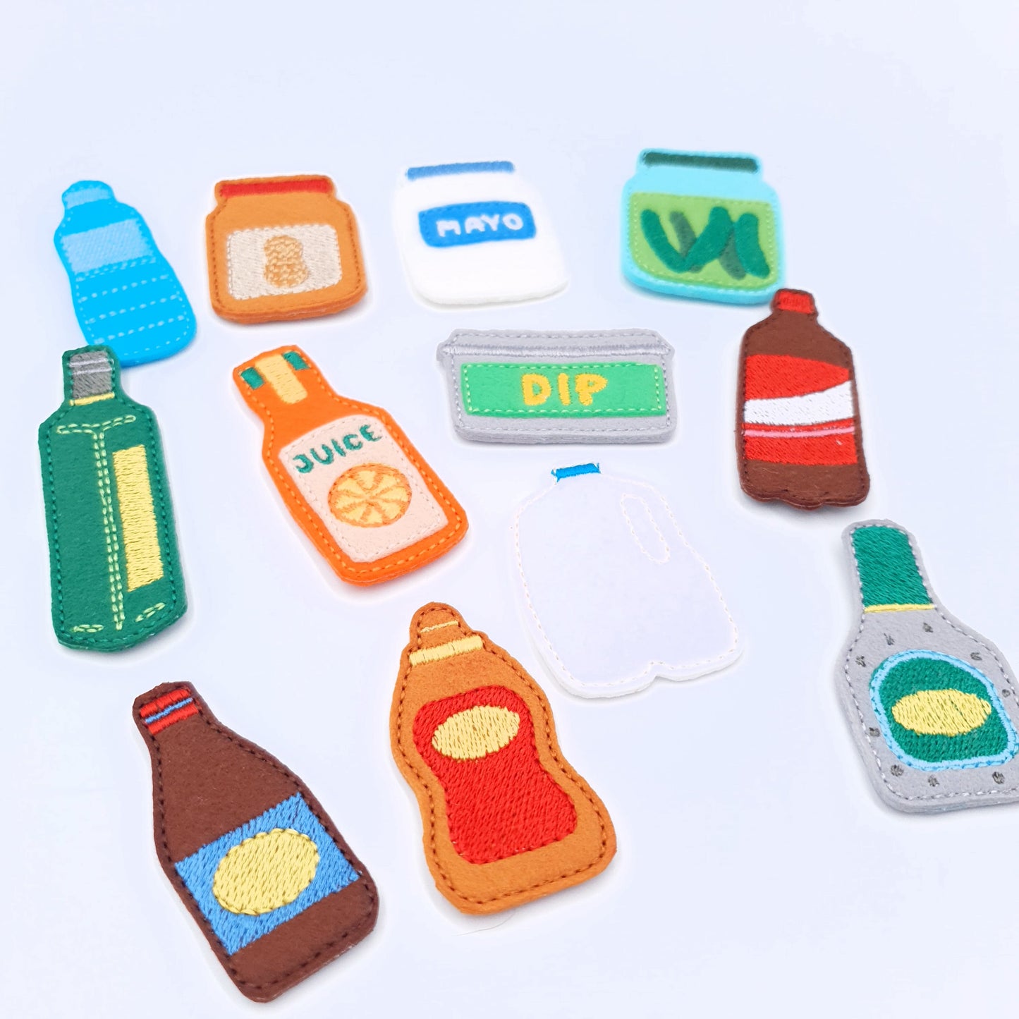 ITH Kitchen Condiments Play Food Applique Set