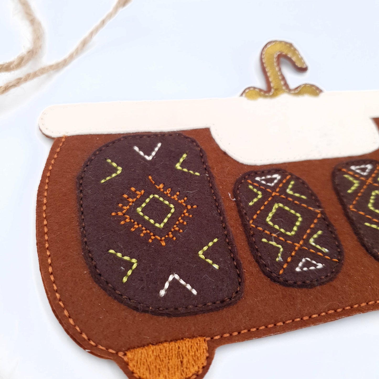 Boho Kitchen Dollhouse Furniture ITH Machine Embroidery Design Set Felt Fridge Stove Sink Table and Chairs for 5x7 Hoop Quiet Book Toy