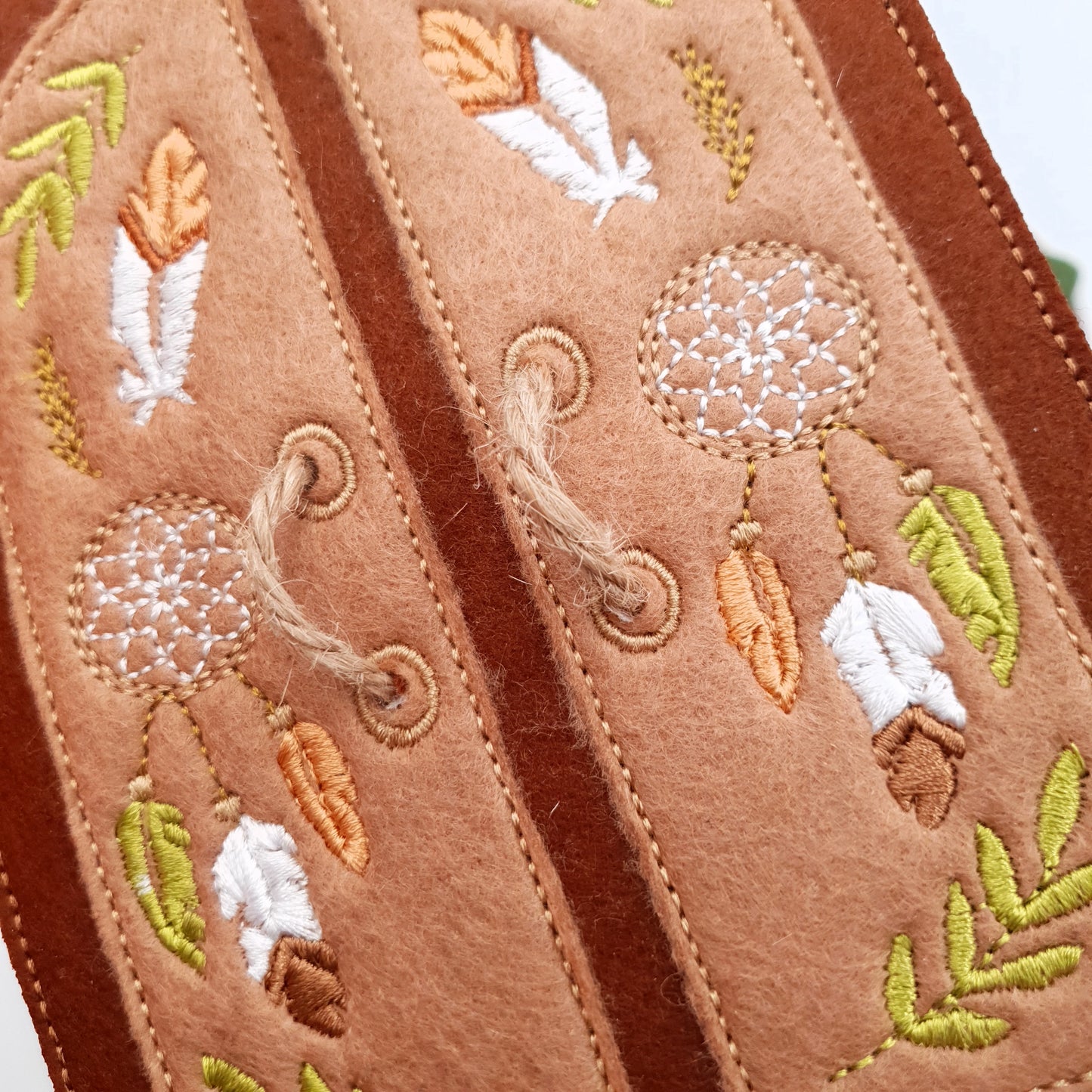 Boho Southwestern Dollhouse Furniture Set ITH Machine Embroidery Design Felt Toy Bed Wardrobe Armchair for 5x7 Hoop Quiet Book Accessory