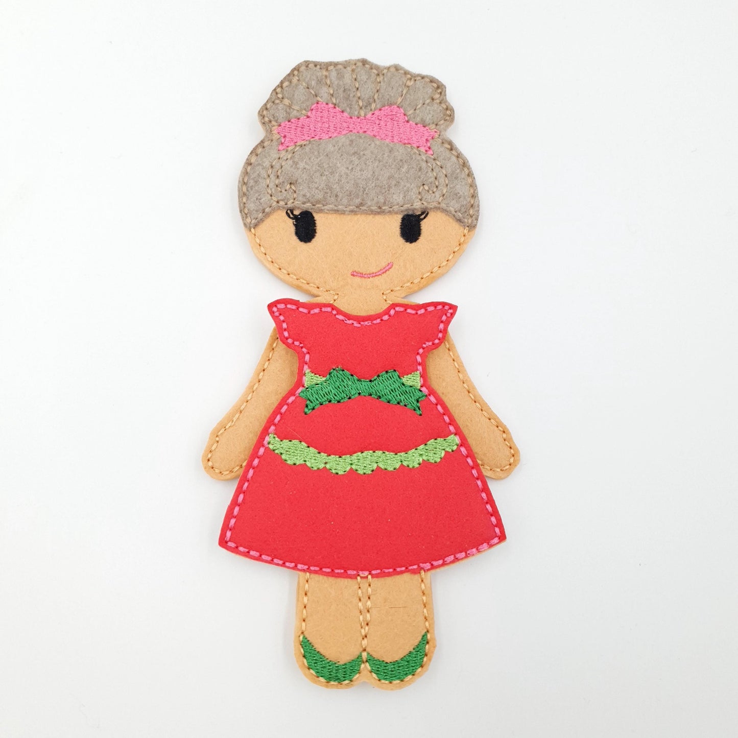 Doll & Dress Embroidery Set - 5x7 Hoop Digital