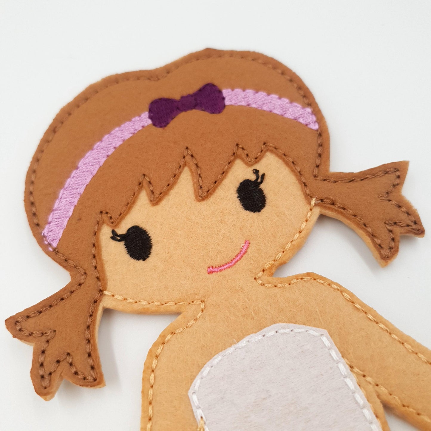 ITH Felt Doll Pattern: Quiet Book Girl, 5x7 Hoop (Digital Download)
