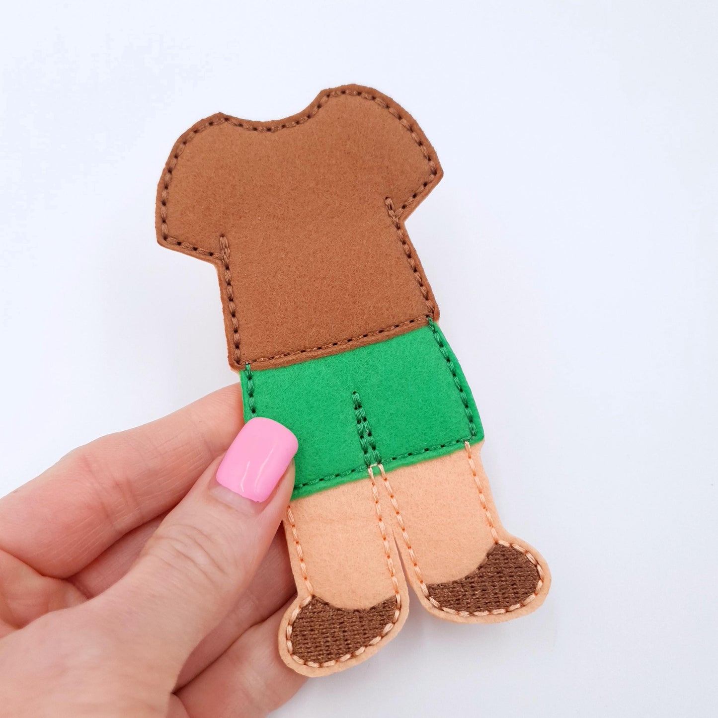 Doll Clothes Embroidery Design: T-Shirt & Shorts Outfit (ITH Digital File)