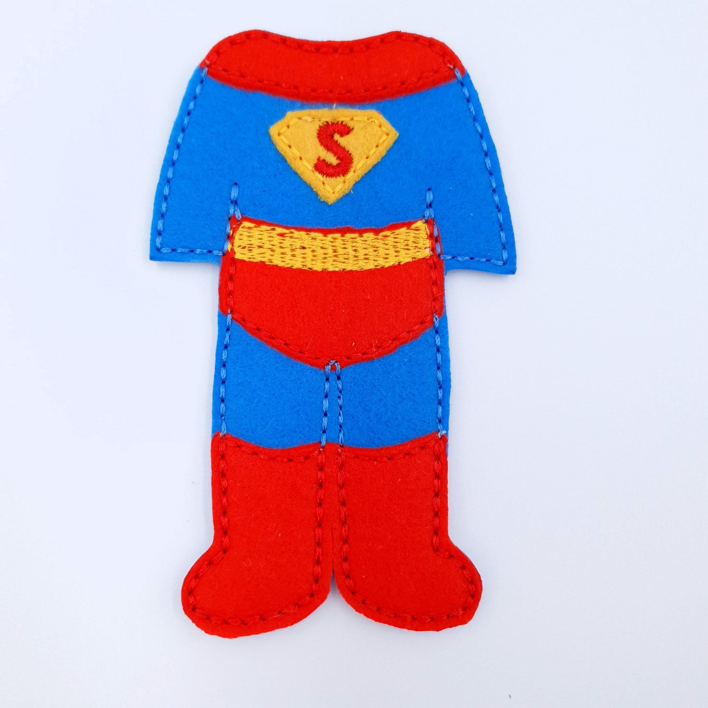 ITH Super Hero Doll Clothes Embroidery Design Flying Hero Suit for Felt Boy Dolls  5x7 Hoop Pattern File