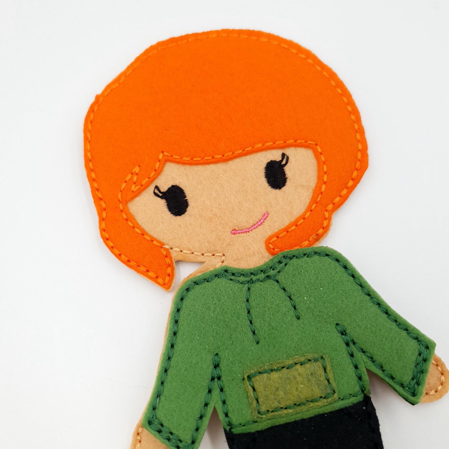 ITH Felt Adventurer Doll & Outfit 5x7 Embroidery Design File PDF Tutorial
