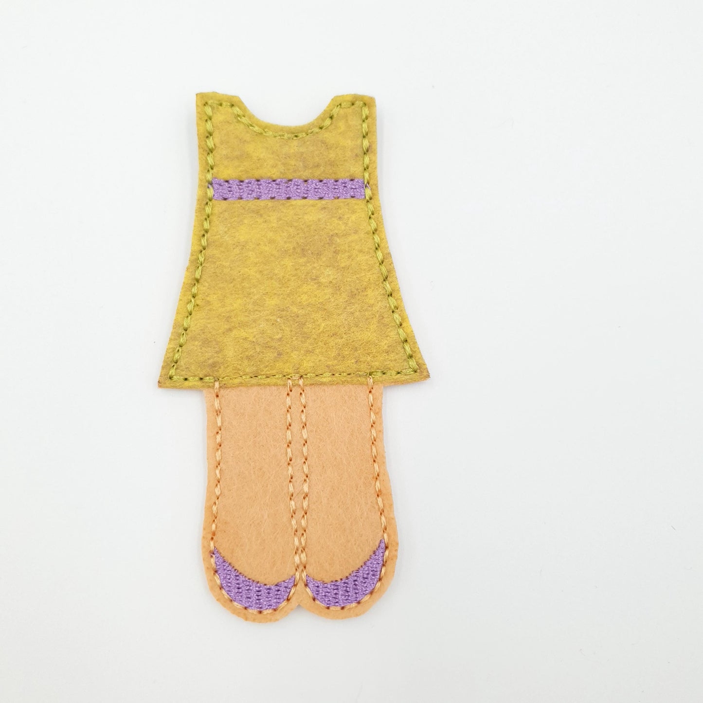Ruffle Doll Dress Embroidery - 5x7 Hoop Digital File