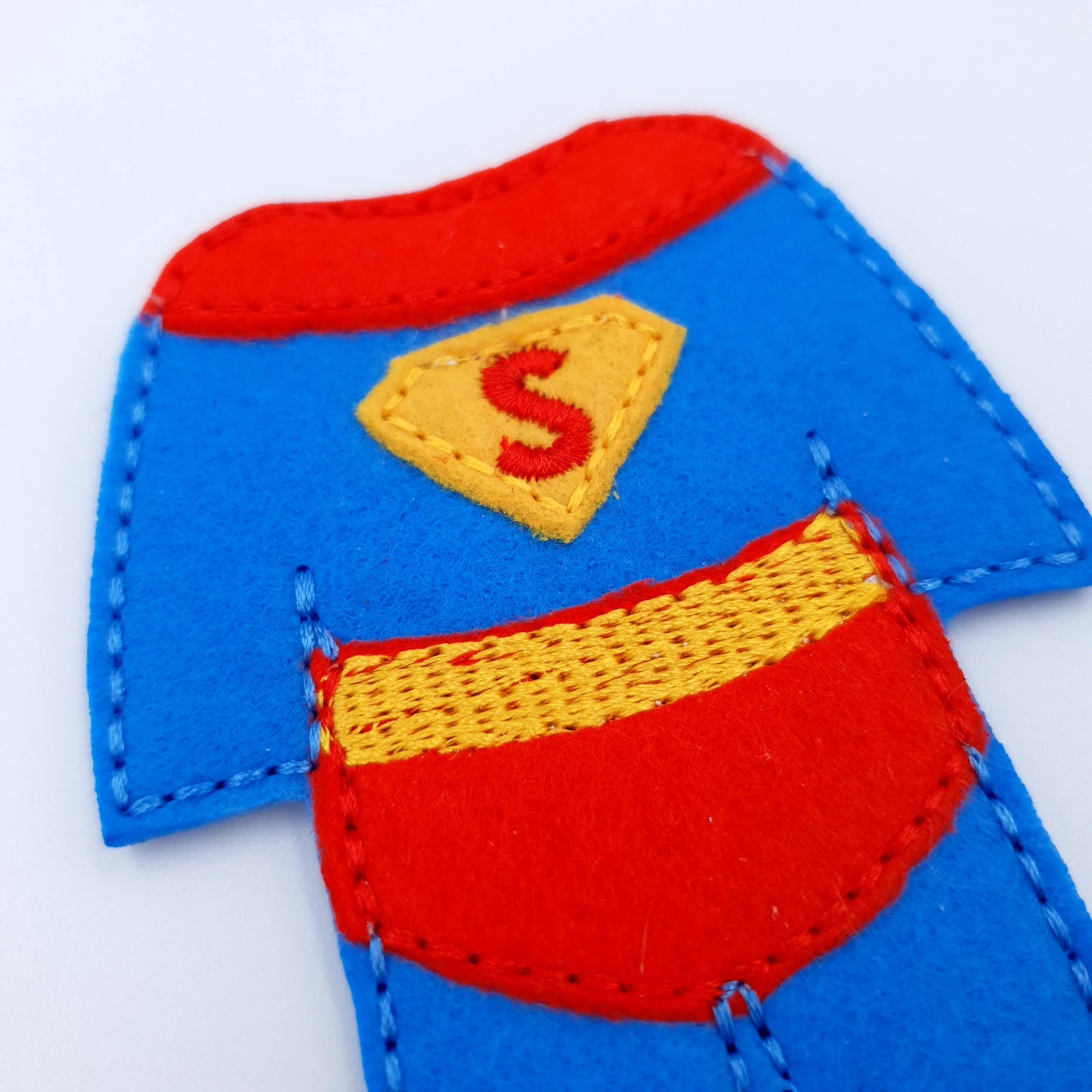 ITH Super Hero Doll Clothes Embroidery Design Flying Hero Suit for Felt Boy Dolls  5x7 Hoop Pattern File