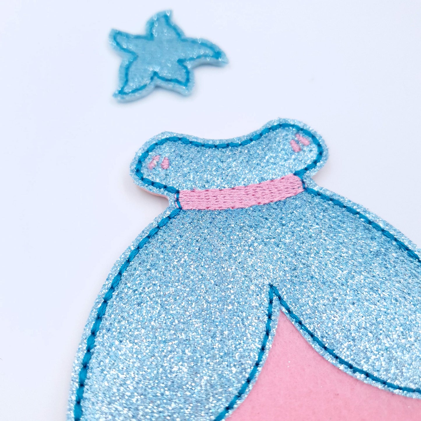 ITH Princess Ball Gown Embroidery Design 5x7 Felt Doll Dress  Digital Download