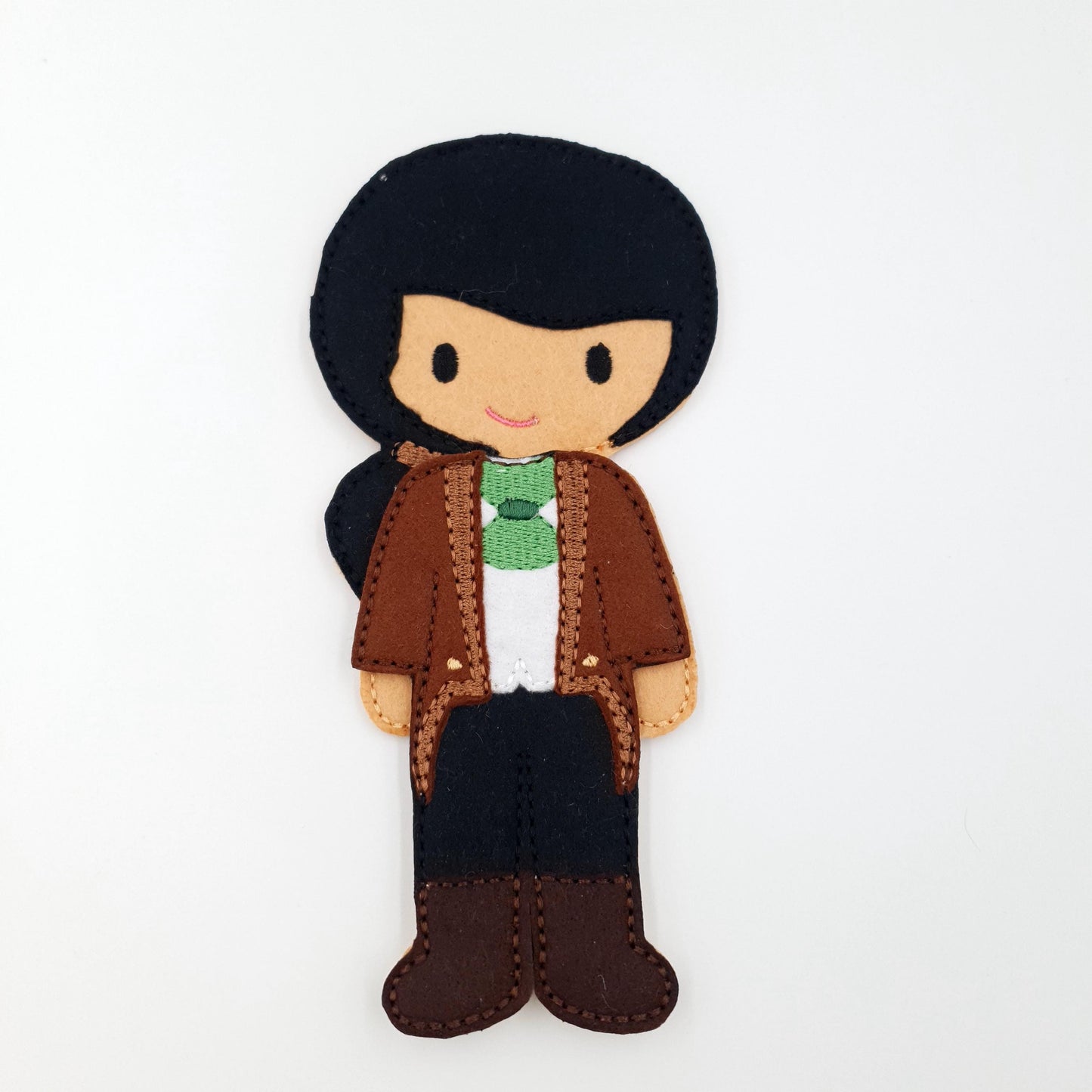 Felt Boy Doll & Suit ITH Embroidery Design 5x7 Gentleman Outfit Digital Download