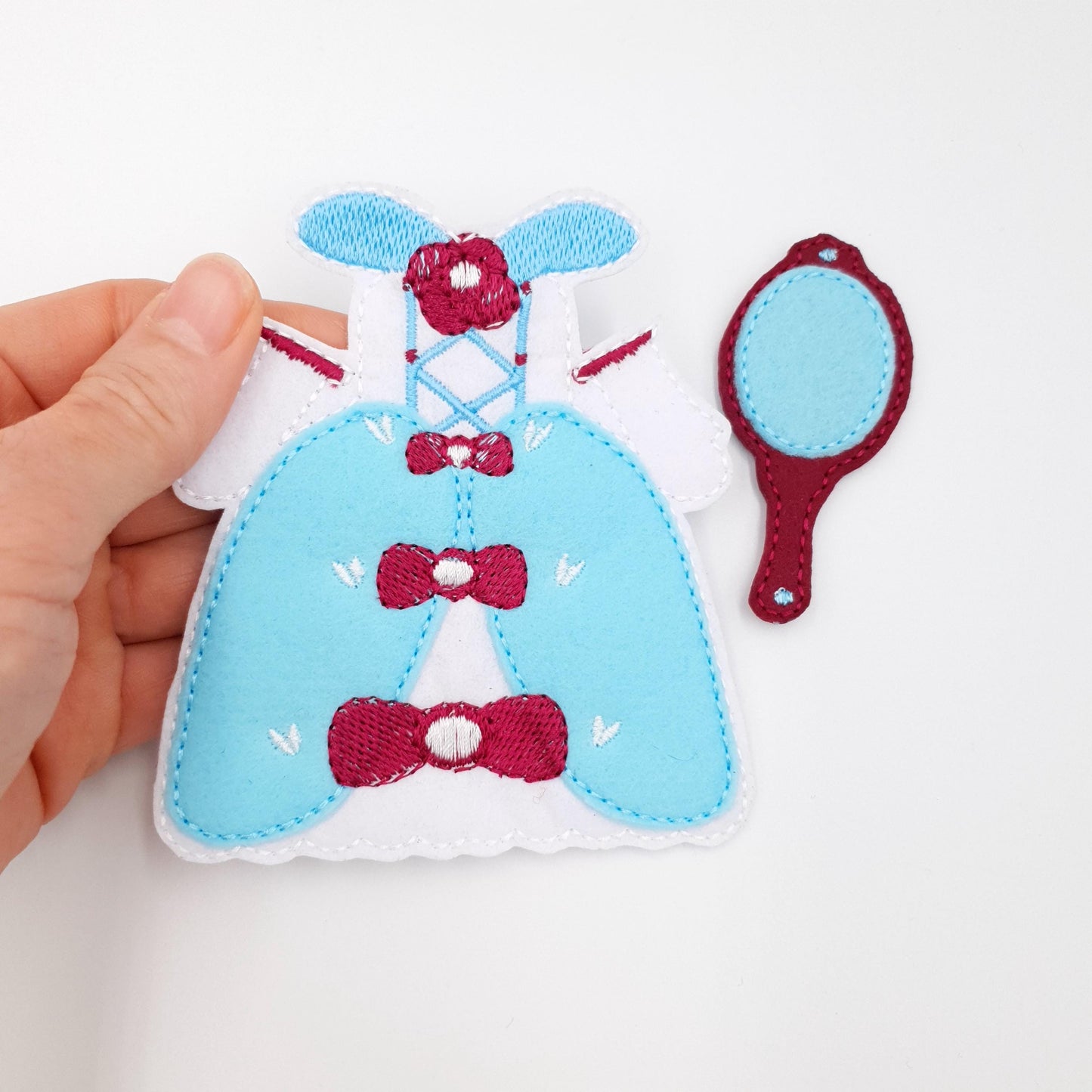 Cinderella-Inspired Ball Gown and Magic Mirror ITH Embroidery Design
