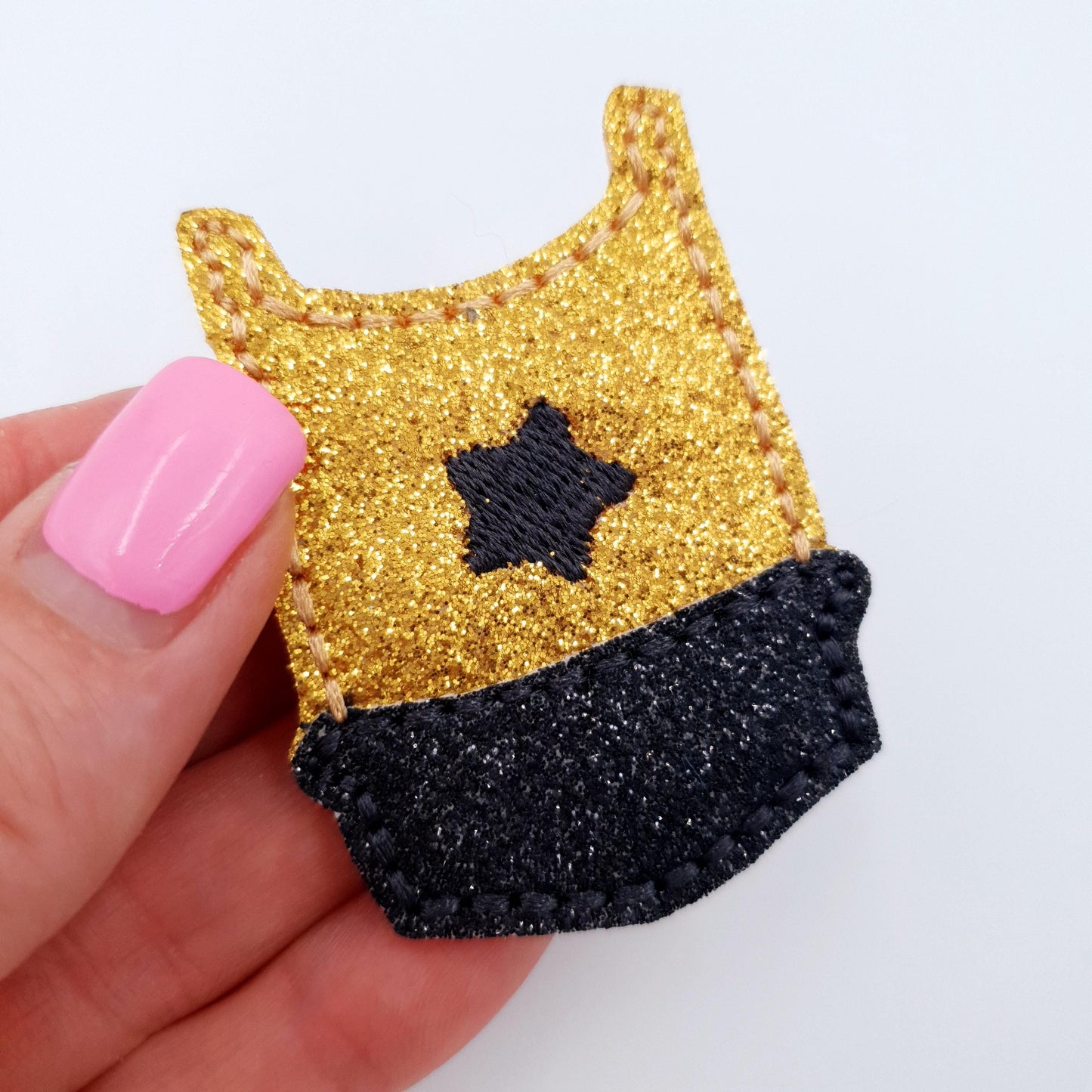 ITH Super Heroine Doll Clothes Embroidery Design Star Power Felt Outfit Pattern for Dress Up Dolls
