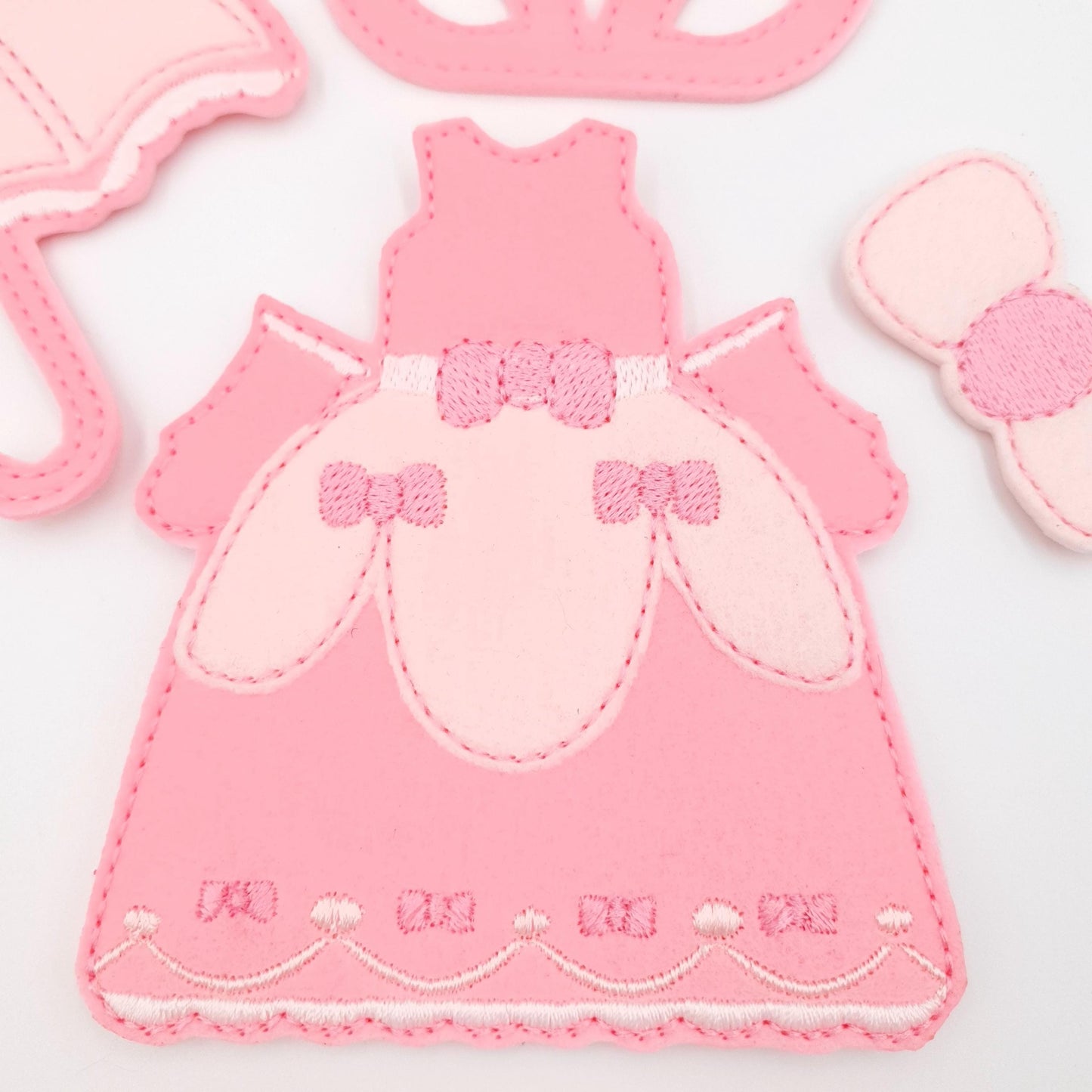 Pretty in Pink Princess and Masquerade Set ITH Embroidery Design