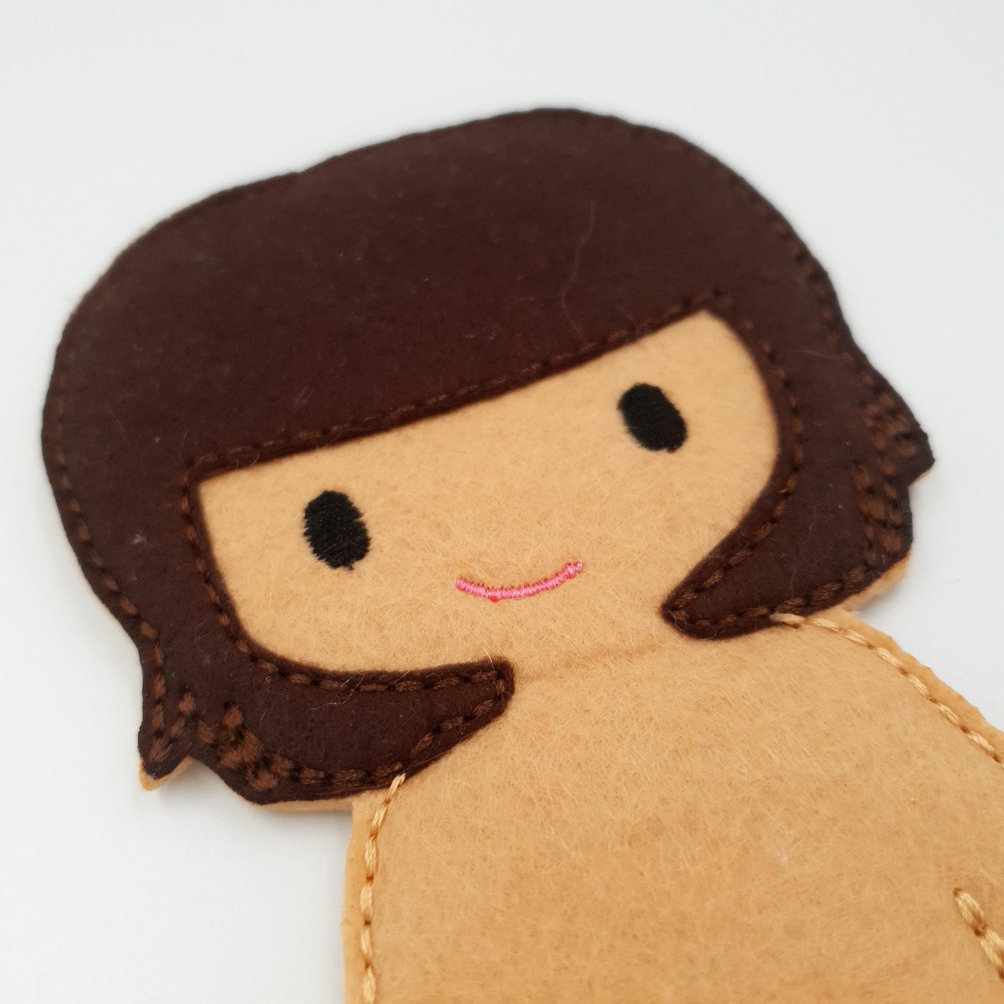 ITH Felt Boy Doll Machine Embroidery Pattern Quiet Book Prince 5x7 Hoop Digital Download