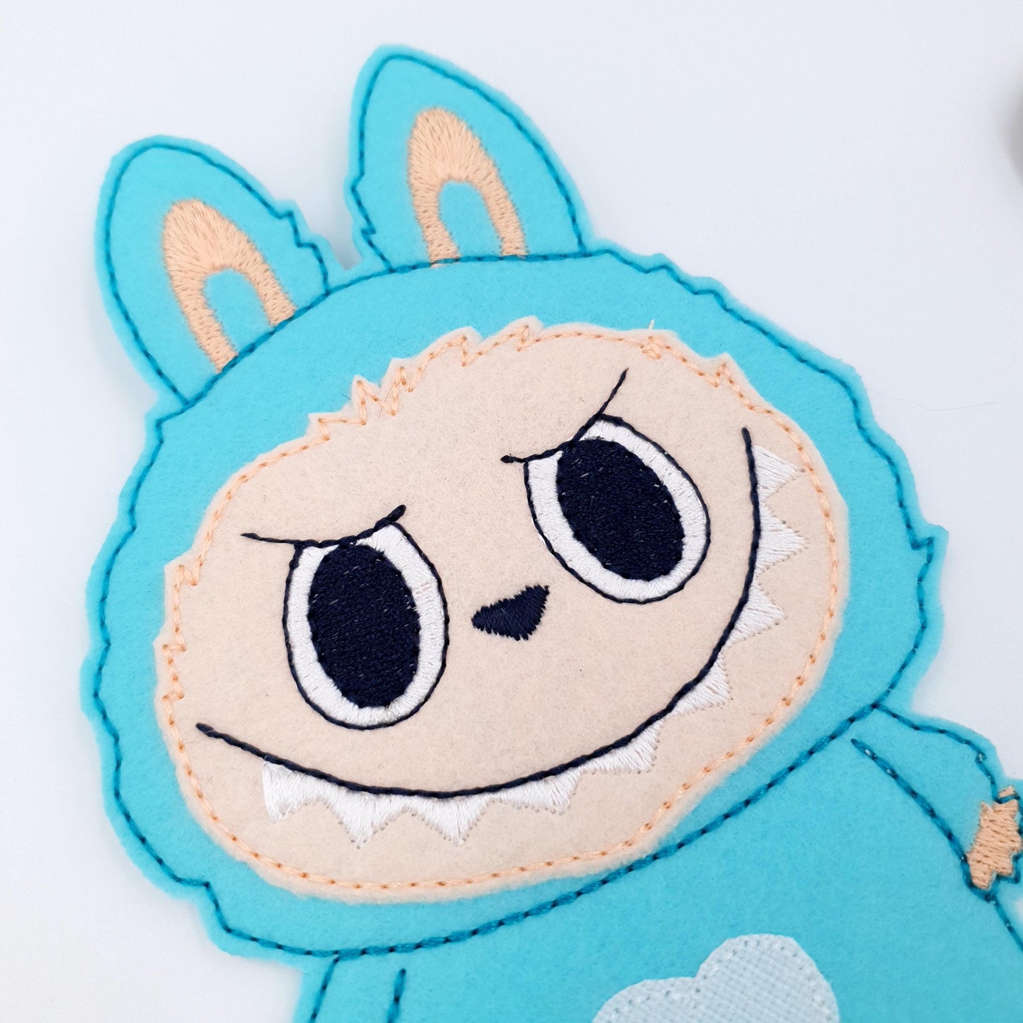 Felt Labubu Doll with Animal Suits Machine Embroidery File Quiet Book