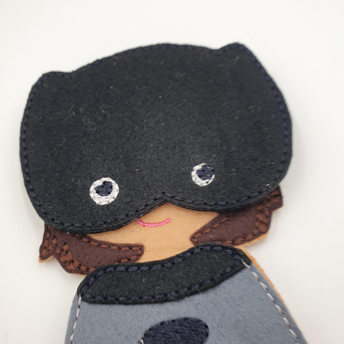 Feltie Doll With Superhero Outfits Machine Embroidery File Kids Play Set