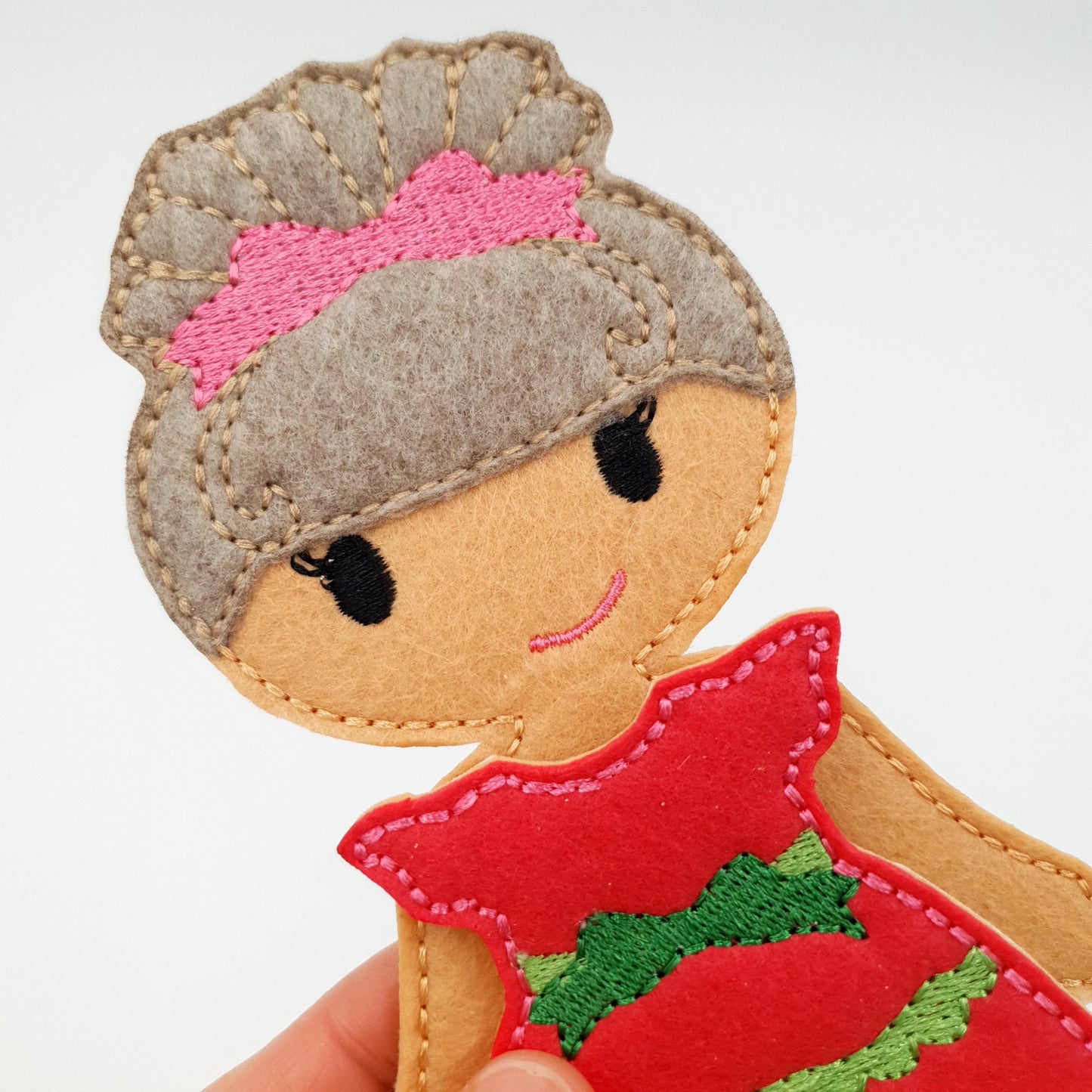 Doll & Dress Embroidery Set - 5x7 Hoop Digital